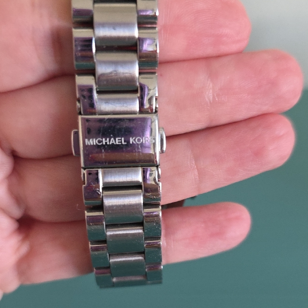 Michael Kors Silver Chronograph Watch - Picture 2 of 2